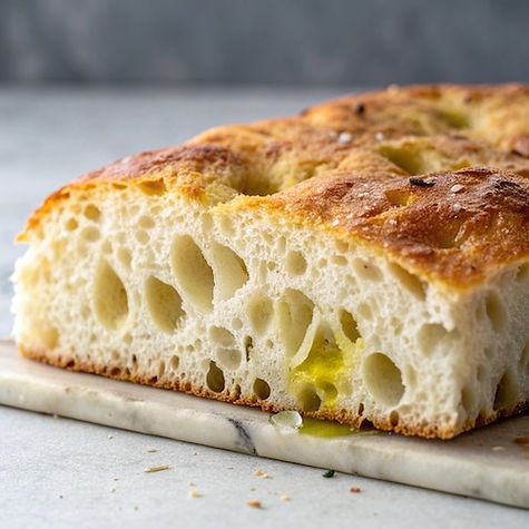 Authentic Focaccia Texture