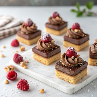 Hazelnut Brownie Bars