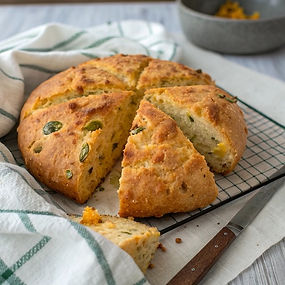 Jalapeño Mexican Cheddar and Smoked Salt Soda Bread