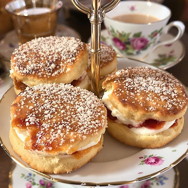 Sultana Scones with Sugared Crust