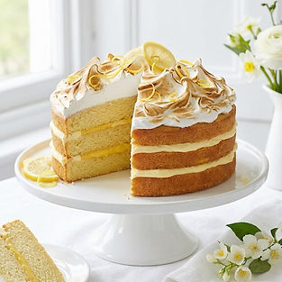 Lemon Meringue Layer Cake