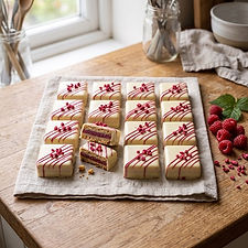 Raspberry White Chocolate Bars
