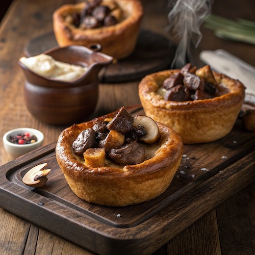 Beef Wellington Yorkshire Puddings