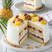 Pina Colada Layer Cake