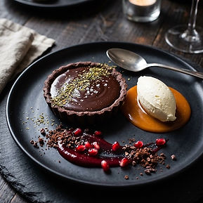 Chocolate Orange Za'atar Tart
