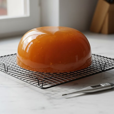 Jelly inside Frozen Mousse