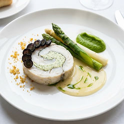 Dover Sole Ballotine with White Wine