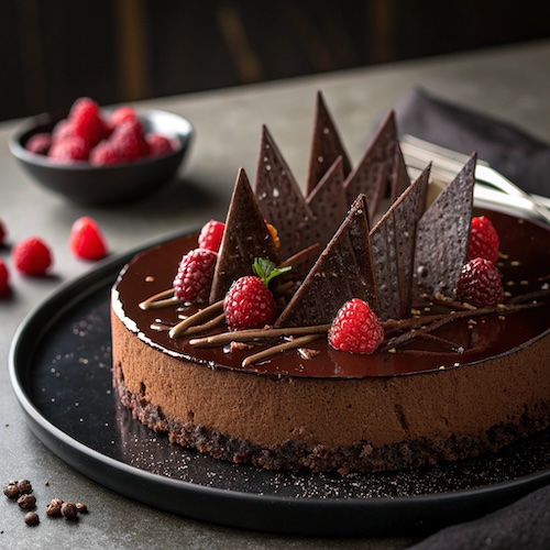 Chocolate Torte with Raspberry