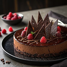 Chocolate Torte with Raspberry