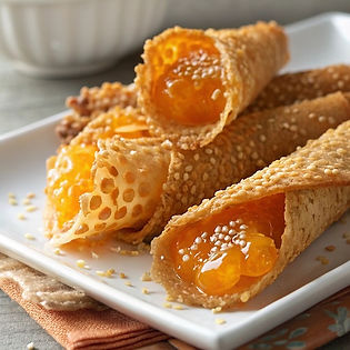 Amanda's Open Sesame Brandy Snaps