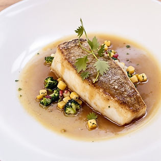 Trout with Potlikker Consommé