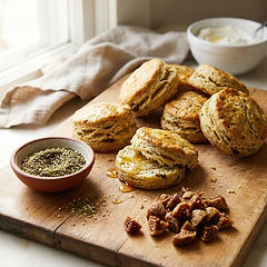 Za'atar and Fig Biscuits
