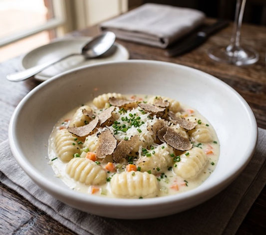 Shakira's Gnocchi with Goat Cheese Sauce