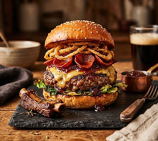 Ribeye Pepperoni Steakhouse Burger