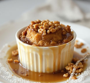 Sticky Toffee Pudding with Caramelised Walnuts