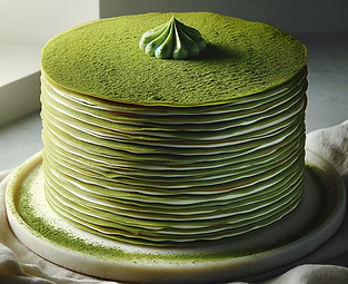 Matcha Crepe Cake