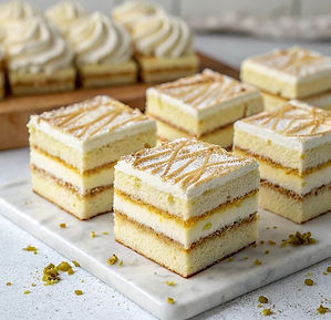 Lemon and Cardamom Traybake