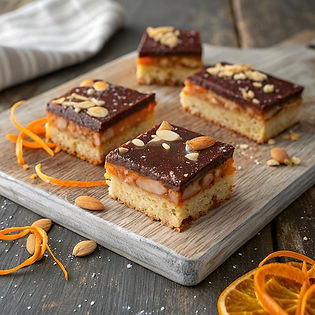 Turron and Orange Traybake