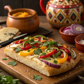 Fajita-Spiced Focaccia