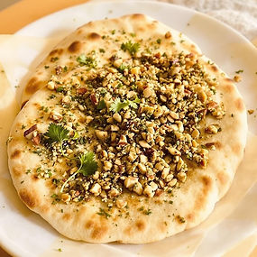 Danny's Za'atar naan with dukkah