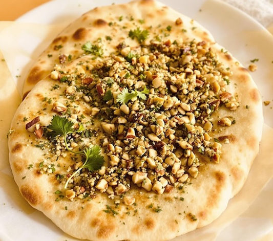 Danny's Za'atar naan with dukkah
