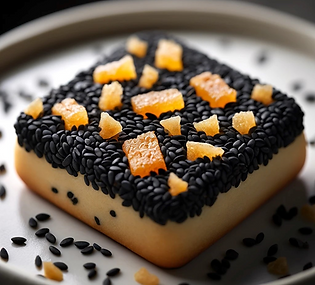 Sesame Ginger Caramel Bars