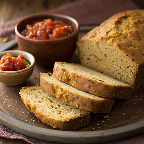 Mexican Bread with Warm Tomato Salsa
