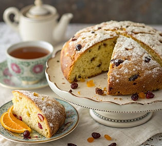 Cranberry and Orange Sweet Soda Bread