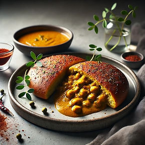 Curried Chickpea Patty