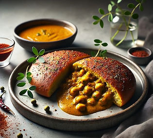 Curried Chickpea Patty