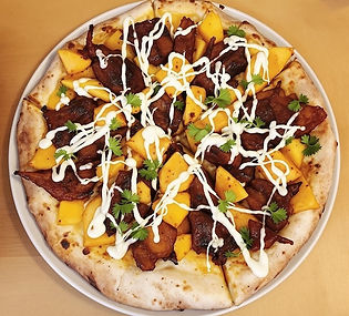 Honeynut Squash Pizza with Oxtail