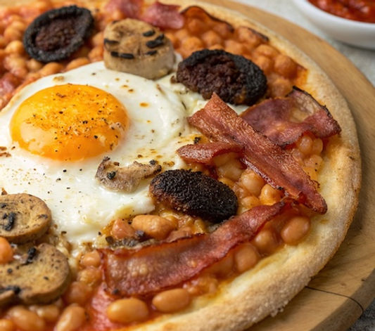 Full English Breakfast Pizza