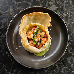 Panipuri with Gazpacho Verde