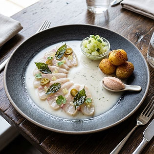 Cured Sea Bream, Thai Flavours