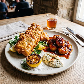 Wattle Seed Beer Battered Cod