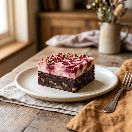 Raspberry Cheesecake Brownies