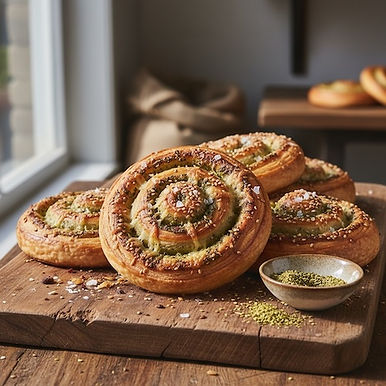 Easy Za'atar & Gruyère Swirls