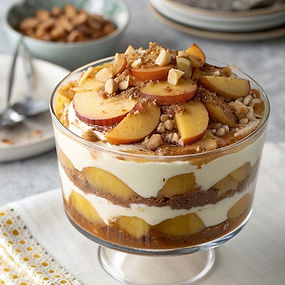 Caramel and Apple Trifle