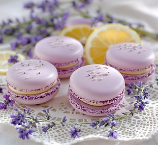 Lemon Lavender Macaron