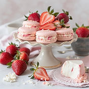 Strawberry Cheesecake Macaron