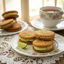 Lime Gingernuts