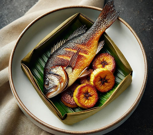 Roasted Grouper with Guajillo Pepper Glaze