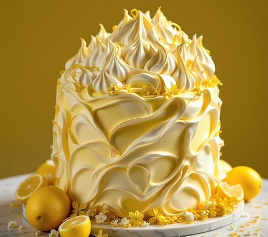 Cristy's "Lemon Meringue" Vertical Layer Cake