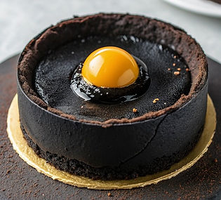 Black Sesame Basque Cheesecake