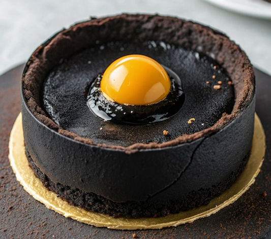 Black Sesame Basque Cheesecake