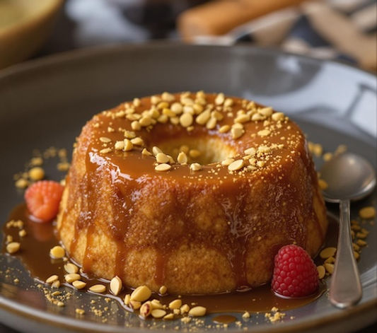 Sticky Toffee Pudding with Pistachio