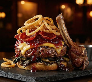 Ribeye Pepperoni Steakhouse Burger