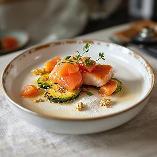 Grapefruit Leche de Tigre with Salmon