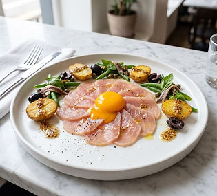Salad Nicoise with Tuna Carpaccio