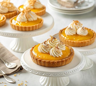 Mango Coconut Frangipane Tarts